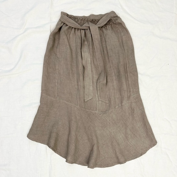 Elissia Europe Linen Skirt Made in Italy - Picture 3 of 10